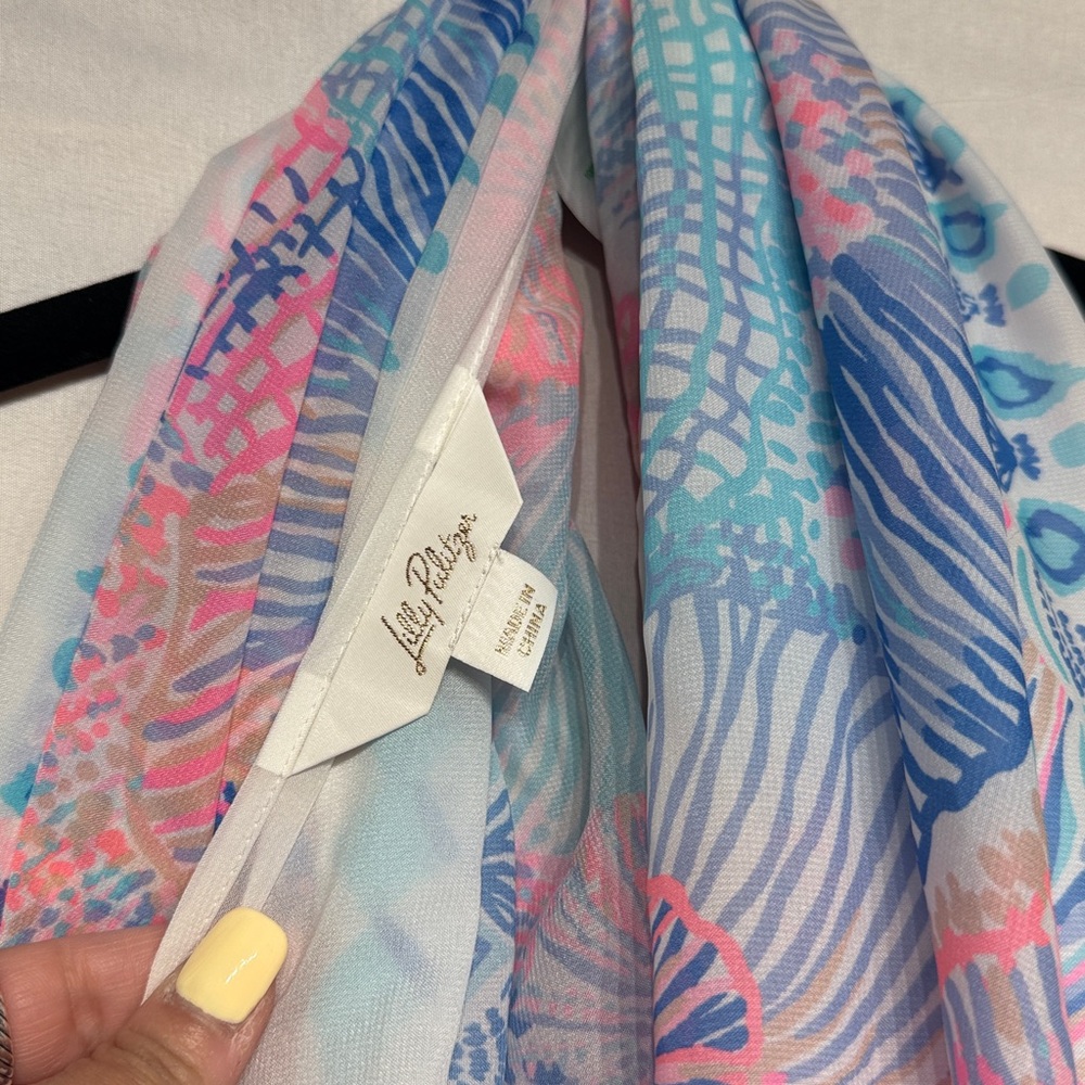 Lilly Pulitzer Pareo Wrap Roar of The Seas - Picture 8 of 9
